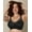 Black, variant on 18 Hour Smoothing Minimizer Wireless Bra Toffee 36C Women's