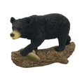 thumbnail image 1 of Black Bear avec un Poisson sur une Bûche Figurine, 1 of 1