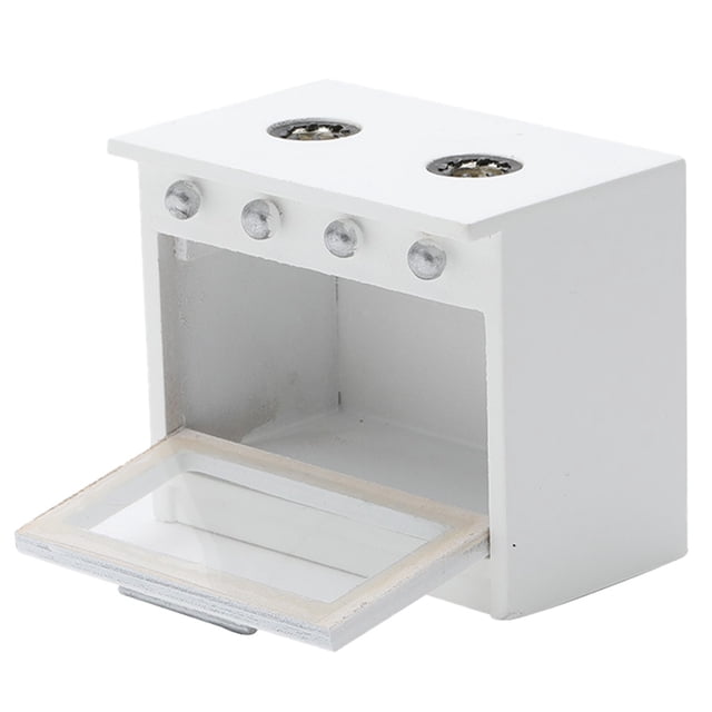 WORGEOUS Mini muebles de casa de 1 pieza, muebles modelo de estufa de gas, muebles en miniatura