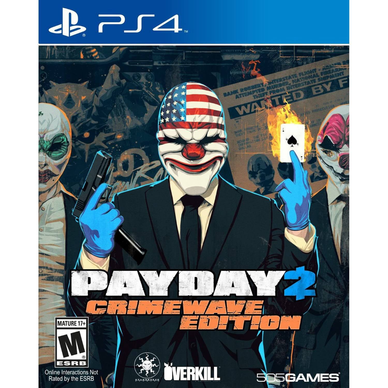 Fabrikant schoonmaken klauw 505 Games Payday 2: Crimewave Edition (PS4) - Pre-Owned - Walmart.com