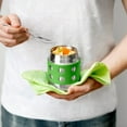 thumbnail image 4 of LunchBots Thermal 8 oz Triple Insulated Food Container - Hot 6 Hours or Cold 12 Hours - Leak Proof Thermos Soup Jar - All Stainless Interior - Navy Lid - Aqua Dots, 4 of 5