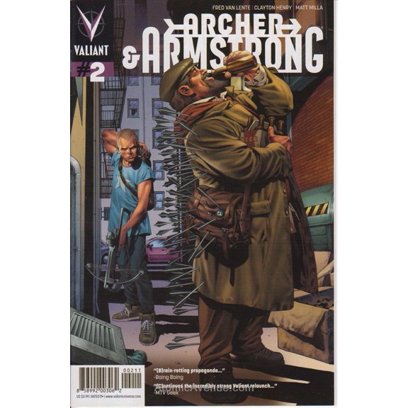 Archer and Armstrong (2nd Series) #2 VF ; Valiant Comic Book