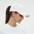 thumbnail image 4 of Unisex Baseball Cap for Kids and Women Adjustable Sun Hat Outdoor Daily Casual Wear Ponytail Friendly Design, 4 of 9