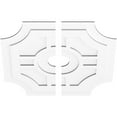 thumbnail image 2 of 34"OD x 5"ID x 11 1/4"C x 1"P Haus Architectural Grade PVC Contemporary Ceiling Medallion, Two Piece, 2 of 11
