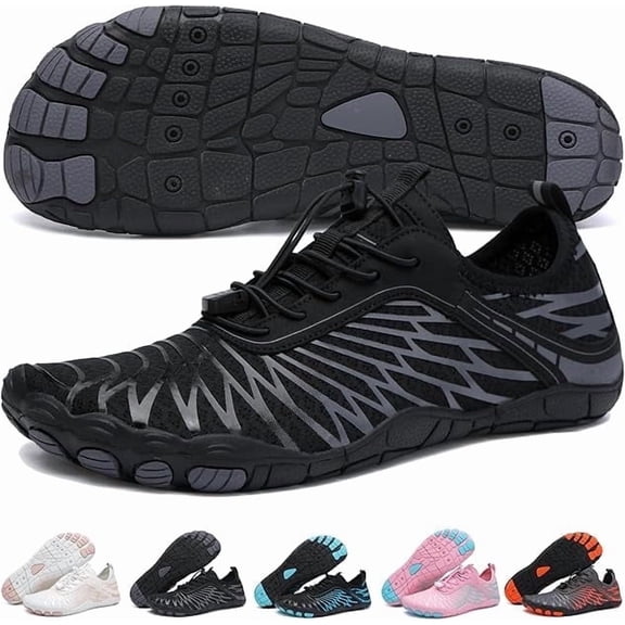 Barefoot Shoes for Men Women, Wide Toe Breathable Hiking Shoes, Anti-Slip Comfortable Water Shoes for Outdoor Activities