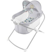 Fisher-Price Soothing View Projection Bassinet - Navy Foliage