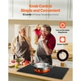 thumbnail image 3 of KFFKFF Induction Stove, 9200W Electric Kitchen Burner, 5 Control Knobs, Integrated Induction Stove with 12 Heat Levels, Glass Top, Automatic Power-Off, 3 of 9