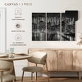 thumbnail image 5 of Elephant Stock New York City Skyline Monochrome Wall Art - Horizontal Multi Panel Canvas - Living Room Wall Decor - City Multi Panel - Gray And Brown Decor By Melanie Viola - 45" x 28", 5 of 8
