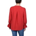 thumbnail image 3 of Long Sleeve Y Neck Blouse, 3 of 3