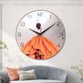 thumbnail image 3 of Relojes de pared grandes para decoración de estar Reloj de pared silencioso moderno grande Sin tictac para el hogar Reloj de Pierda Sunnimix Reloj de pared del dormitorio, 3 of 8