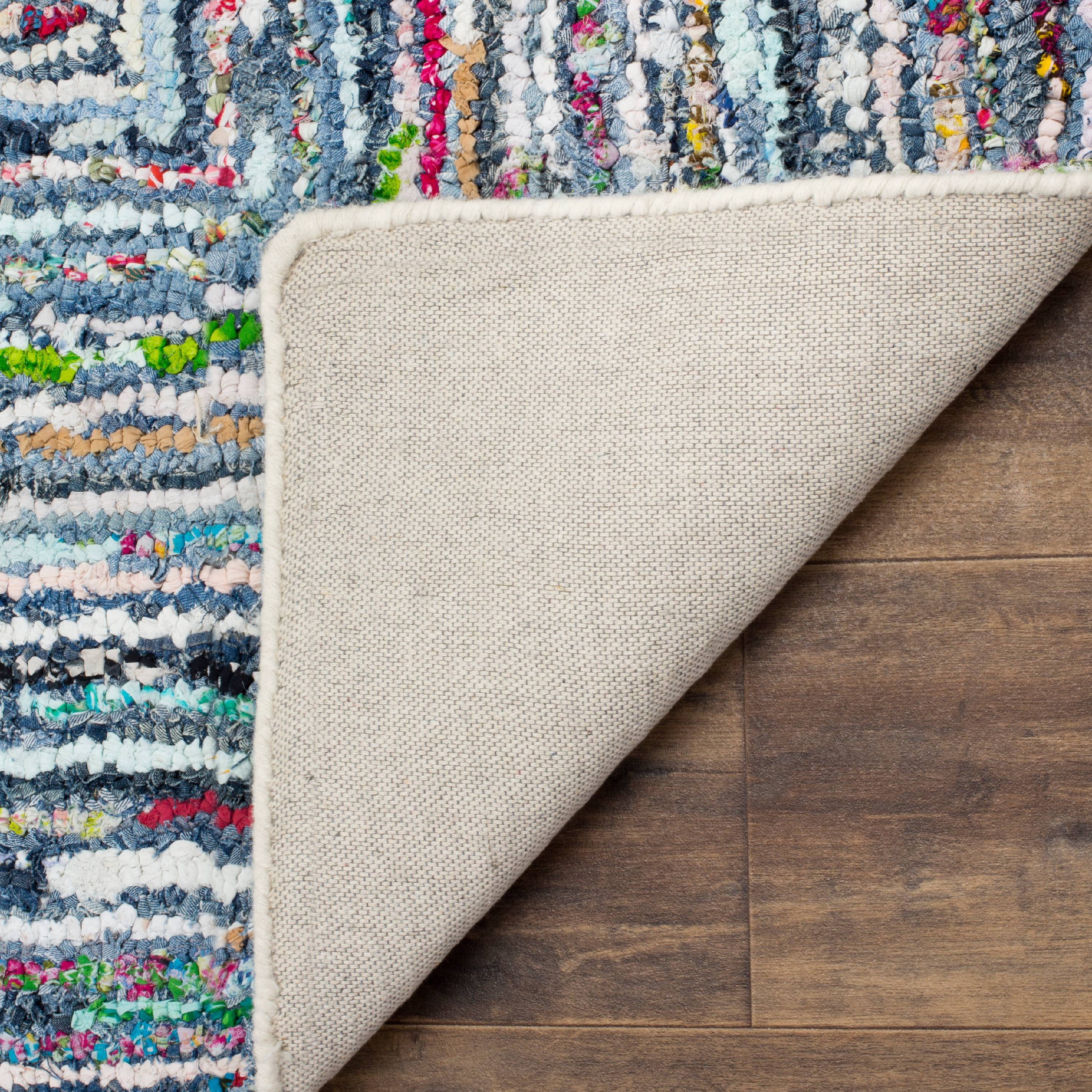 SAFAVIEH Nantucket Collection NAN215A Handmade Multi Rug
