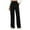 Black, variant on SwiftWear Women's High-Waisted Drawstring Sweatpants with Side Pockets, Cotton Straight Leg Casual Pants Comfortable Elastic Waist Lounge Wear S-2XL