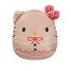 Squishmallows Sanrio 8-inch Hello Kitty Pink Gingerbread Plush Child's Ultra Soft Plush