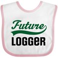 thumbnail image 3 of Inktastic Logging Future Logger Boys Baby Bib, 3 of 4