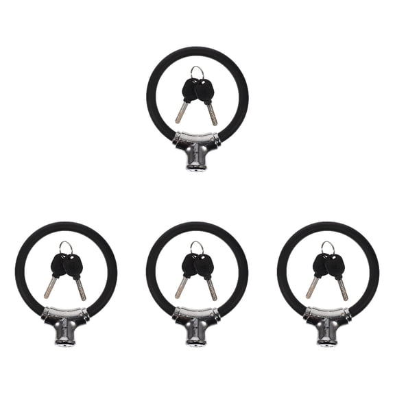 4 Sets Holder Door Bicycle Lock Security Bike Travel