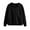 Black, variant on Fesfesfes Women Hooded Casual Solid Long Sleeve Zipper Pocket Shirt Hooded Sweatshirt Tops