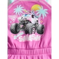 thumbnail image 6 of Monster Jam Toddler Girls Sleeveless Graphic Romper, Sizes 12M-5T, 6 of 7