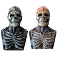 thumbnail image 3 of Máscara Calavera Aterradora Halloween Sílice para Mascarada Fiesta Halloween (gris), 3 of 6
