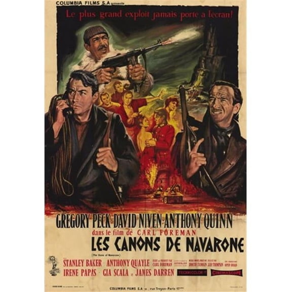 The Guns of Navarone Movie Poster (11 x 17)
