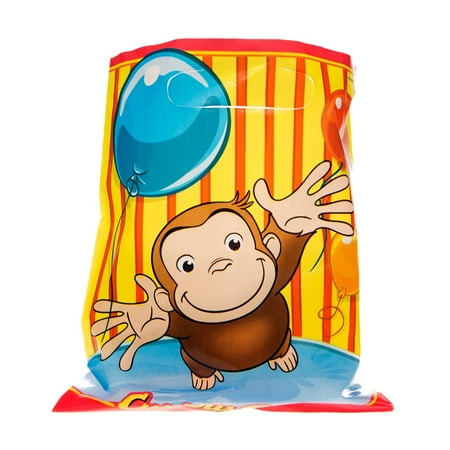 Santas Goodie Box - Curious George Goodie Bags, 8ct