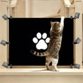thumbnail image 2 of Dog Gate,43.31x29.53 Inch Indoor Pet Gate with 6 Pcs Hook Up | Drill-Free Stable Partition for Stair & Entryway Separation | Install Anywhere, 2 of 9