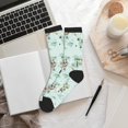 thumbnail image 6 of KLL World Travel Map Print Cool Socks Men's Women's Crew Socks Funny Crazy Novelty Stockings, 6 of 7