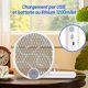 thumbnail image 2 of Matamoscas eléctrico Matamoscas eléctrico de 3000 V Matamoscas eléctrico Recargable por USB con protección de Malla de 3 Capas Montaje en Pared para Interiores o O Rojo Verde Cocina, Decoración y Otros, 2 of 5