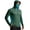 Dark Green_014, variant on Mens Performance Fishing Hoodie Shirt - UPF 50+ UV Sun Protection Long Sleeve Mountain Apparel Shirts with Face Mask White 2XL