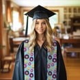 thumbnail image 6 of Fotbe Donuts Printed Class of 2024 Graduation Stole, 6 of 7