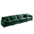 thumbnail image 5 of LifeSky 4 Seater Corduroy Sofa for Apartment Living Room: 30 Minute Solo Assembly - Housewarming Party Ready - Memory Foam Cushions with 6 Pillows, 5 of 11