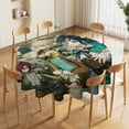 thumbnail image 5 of Genshin Impact Round Tablecloth Print Decorative Table Cover Washable Table Cloths for Dining Party Picnic 36x36in, 5 of 8