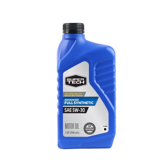 Super Tech Advanced Full Synthetic SAE 5W-30 Motor Oil, 1 Quart