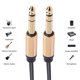 thumbnail image 5 of Cable de audio trenzado de 6,5 mm/0,3 pulgadas macho a macho, alambre de aleación de aluminio duradero auxiliar de alta calidad, 5 of 5