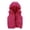 Hot Pink, variant on Boys Girls Puffer Down Vest Size 3-15T Kids Hooded Zip Sleeveless Jacket Winter Coat(Orange,3-4 Years)
