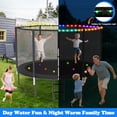 thumbnail image 4 of Cochan 8FT Trampoline with Net for 2-3 Kids, Heavy Duty Outdoor Trampoline with Sprinkler and Lights, Enclosure, Ladder, 800LBS Weight Capacity, Birthday Gift, Easy Assembly, 4 of 8