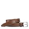 thumbnail image 3 of Johnston & Murphy Men's Perfed-Edge Belt Tan 40 US, 3 of 3