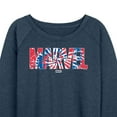 thumbnail image 3 of Marvel - Tie Dye - Women's French Terry Pullover Sweatshirt, 3 of 5
