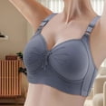 thumbnail image 2 of Women's Comfort Four- Bra - Longline Lace Underwire with Wide Elastic Back, Supportive & Breathable for Daily/Sport Wear, 2 of 6