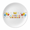 Balloon Crown Happy Carnival Of Venice Plate Decorative Porcelain Salver Tableware Dinner Dish