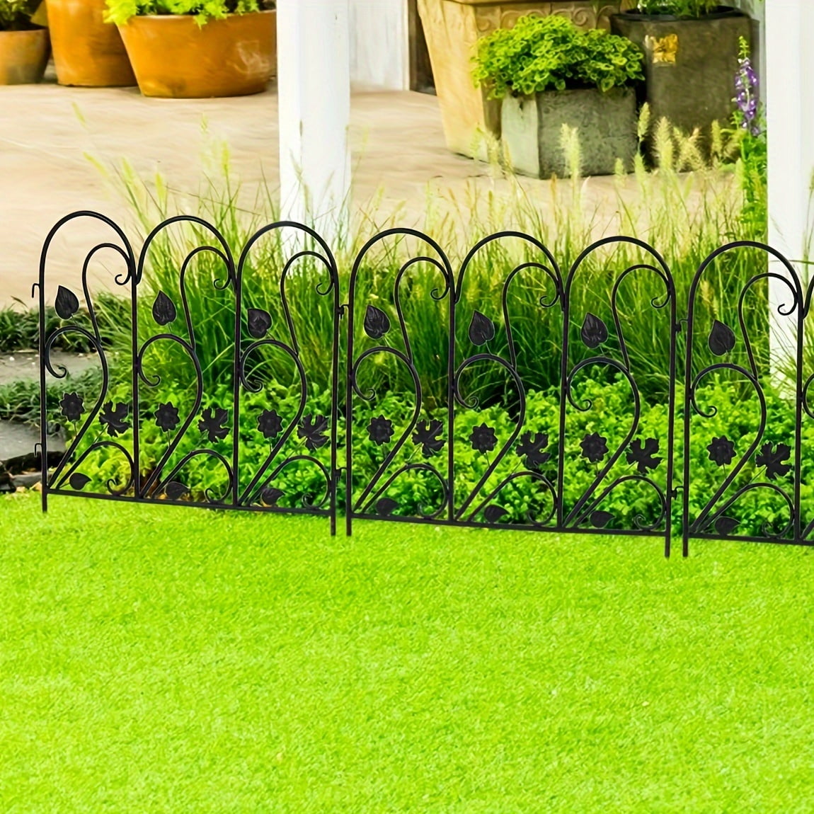 Unbranded Decorative Garden Fence Panel for Animals (5 Pack)