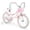 Pink, variant on Costway 12" Kids Bike, Toddler Bicycle with Training Wheels, Hand & Coaster Brakes Purple