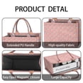 thumbnail image 4 of Large Capacity Tote Bag,Pink Cartoon Unicorn Lightning Pattern Handbag Fashion Luxury Tote Bag,15.7"x13"x 5.1" Inches,Laptop Compatible, 4 of 6