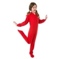 thumbnail image 2 of Big Feet Pyjama à Pieds en Molleton Rouge pour Grands Garçons et Enfants, Dormeur, 2 of 2