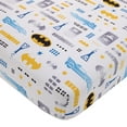 thumbnail image 2 of Warner Brothers Batman The Caped Crusader 2 Piece Toddler Sheet Set, 2 of 9