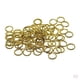 thumbnail image 1 of Paquete de 100 , Anillos de Metal para La Organización de para hogar Y Fabricación Artesanal, Oro (10 Mm / 0,39 Pu, 1 of 9