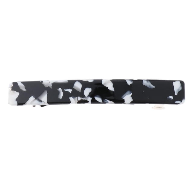 Pasador de Pelo Estilo Francés Sunnimix Clip de Primavera Estampado negro blanco talla única Fashion Hair Barrette Girls