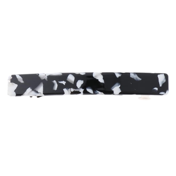 Pasador de Pelo Estilo Francés Sunnimix Clip de Primavera Estampado negro blanco talla única Fashion Hair Barrette Girls