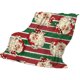 thumbnail image 1 of Ganfancp Manta Decoración Navideña Manta Festiva Rojo Manta Cobertura Festiva Árbol de Navidad Manta Sofá Polka Manta Franela Ofertas Del Día Sólo En Línea 1X Manta, 1 of 3