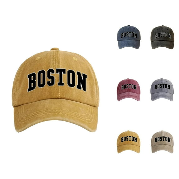 Hats for Men Cotton Flat Brim Baseball Cap Summer Hop Snapback Hat for Men & Women Casual Streetwear Travel Baseball Caps