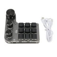 thumbnail image 2 of Clavier Macro Programmable, Connexion Clavier de Jeu OSU 9 Touches 3 Boutons pour le Bureau, 2 of 8